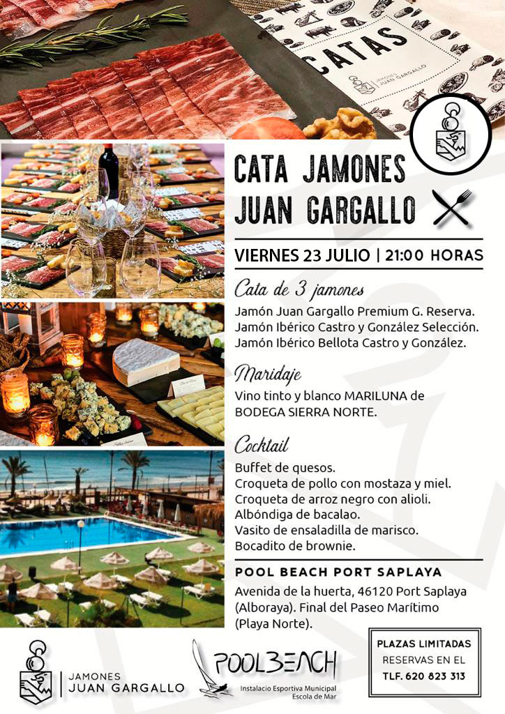 Cata de Jamones Gargallo - Pool Beach